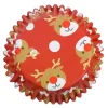 Cápsulas rojas renos Navidad (30) - PME