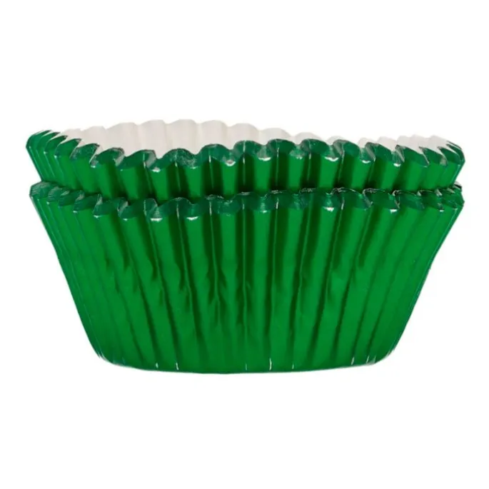 Cápsulas verdes metalizadas (48) - Funcakes