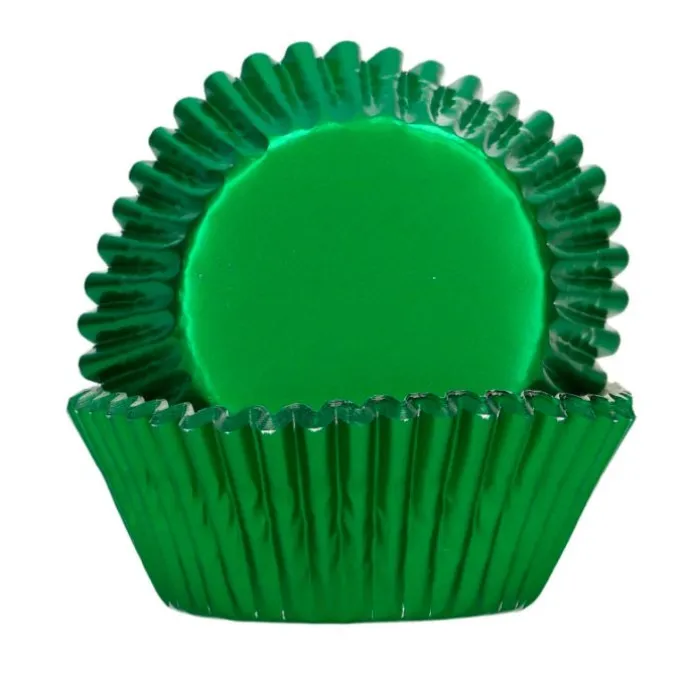 Cápsulas verdes metalizadas (48) - Funcakes