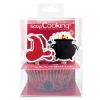Cápsulas y toppers para cupcakes magia Halloween (24) - ScrapCooking