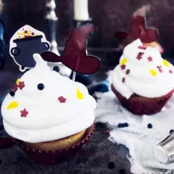 Cápsulas y toppers para cupcakes magia Halloween (24) - ScrapCooking