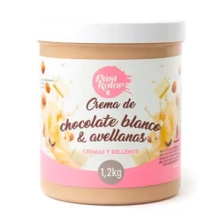 Crema de chocolate blanco y avellanas sabor Kinder 1,2 kg - Sin gluten - Pastkolor