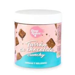 Crema de turrón de chocolate crunchy 300 g - Pastkolor