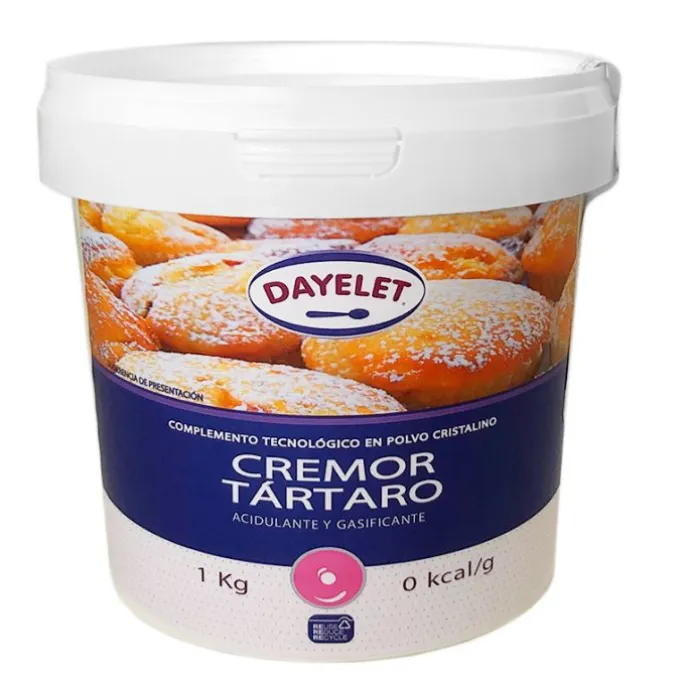 Cremor tártaro 1 kg - Sin gluten - Dayelet