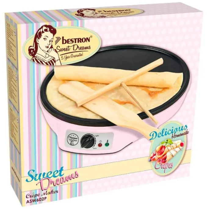 Crepera eléctrica Sweet Dreams rosa - Bestron