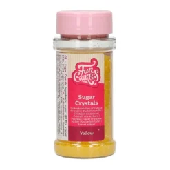 Cristales de azúcar amarillos 80 g - Funcakes