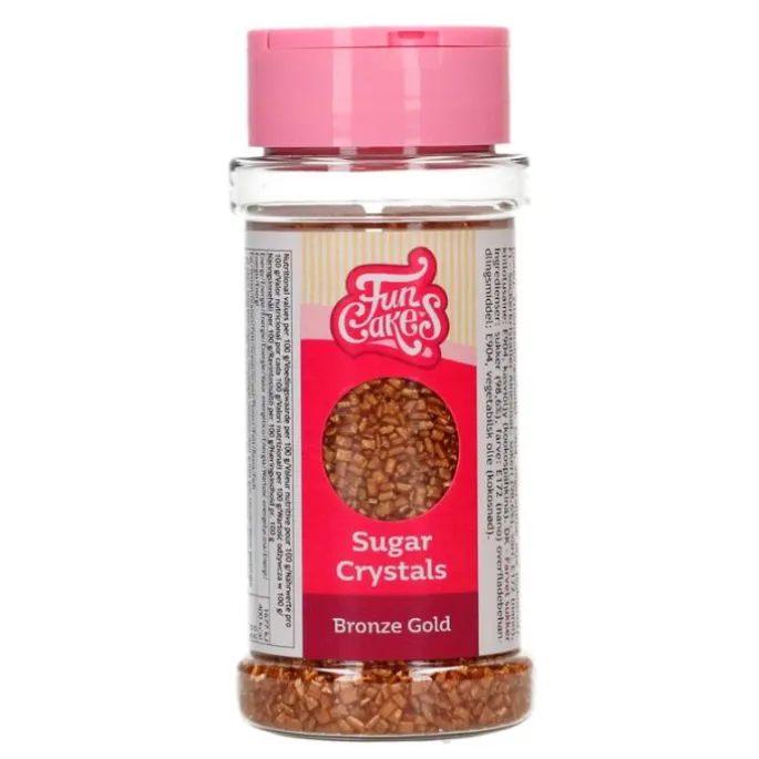 Cristales de azúcar bronce 80 g - Funcakes