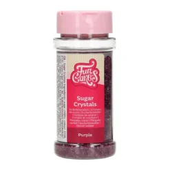 Cristales de azúcar púrpuras 80 g - Funcakes
