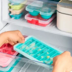 Cubitera con tapa para cubitos barritas de hielo - Lékué