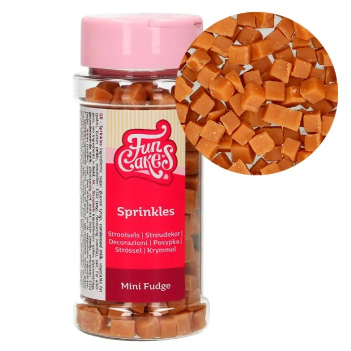 Cubos de caramelo Mini Fudge 65 g - Funcakes