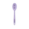 Cuchara de silicona morada ojos cerrados 21 cm - Miss Étoile