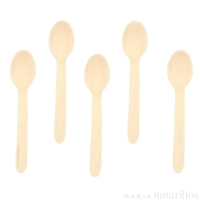 Cucharas de madera (20) - Papstar