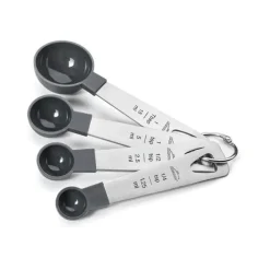 Cucharas medidoras con mango de acero inoxidable (4) - Lacor