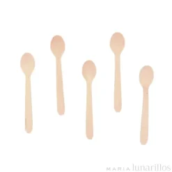 Cucharitas café de madera 11 cm (20) - Papstar