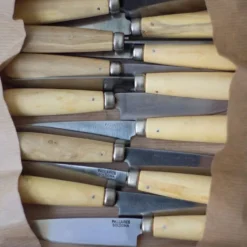 Cuchillo de cocina con mango de madera de boj 15 cm - Acero al carbono - Pallarès