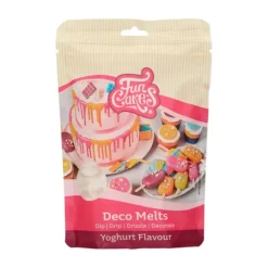 Deco Melts blanco sabor yogurt 250 g - Funcakes