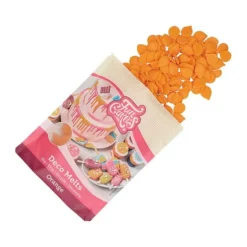 Deco Melts naranja 250 g - Funcakes