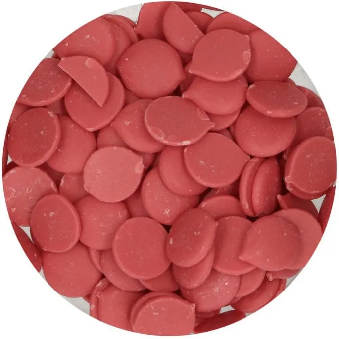Deco Melts rojo 250 g - Funcakes