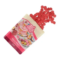 Deco Melts rojo 250 g - Funcakes