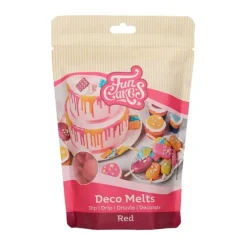 Deco Melts rojo 250 g - Funcakes
