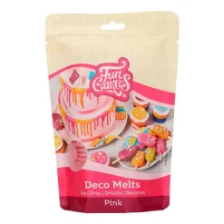 Deco Melts rosa 250 g - Funcakes