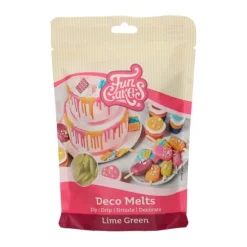 Deco Melts verde lima 250 g - Funcakes