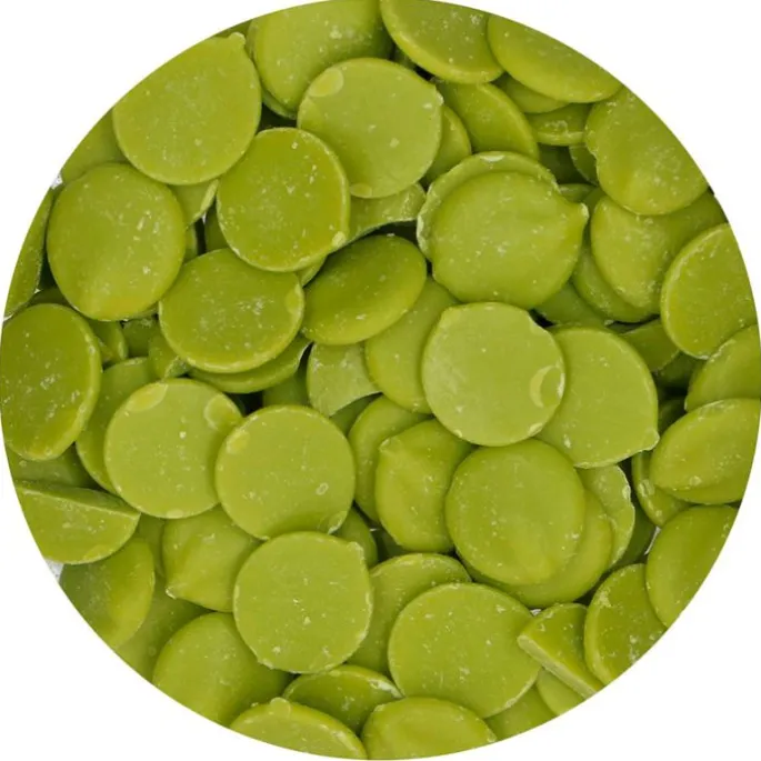 Deco Melts verdes sabor manzana 250 g - Funcakes