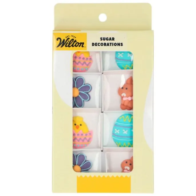 Decoraciones de azúcar Pascua (8) - Sin gluten - Wilton