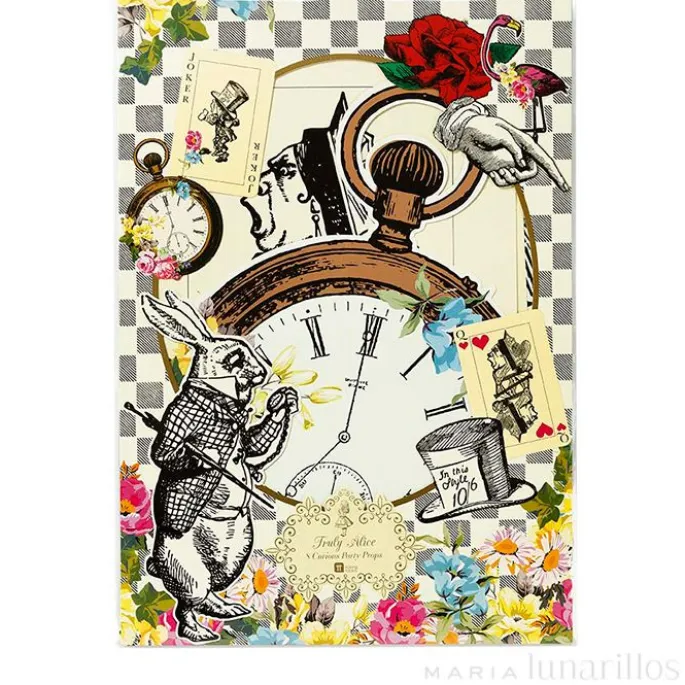 Decoraciones XL de papel Truly Alice (8) - Talking Tables