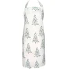 Delantal de algodón Lucie Xmas White - GreenGate