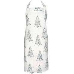 Delantal de algodón Lucie Xmas White - GreenGate