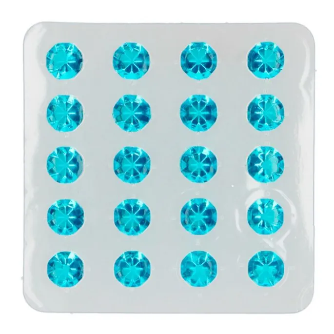 Diamantes de gelatina azules (20) - Funcakes