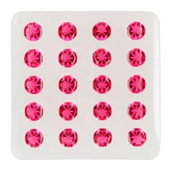 Diamantes de gelatina rosas (20) - Funcakes