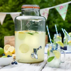 Dispensador de cristal con grifo 5 litros - Kilner