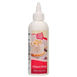 Drip de chocolate blanco 180 g - Funcakes