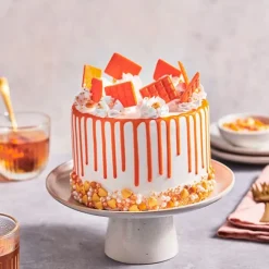 Drip de chocolate naranja 180 g - Funcakes
