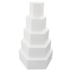Dummie hexagonal 20 cm (altura: 10 cm)