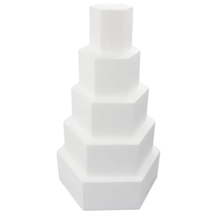 Dummie hexagonal 30 cm (altura: 10 cm)