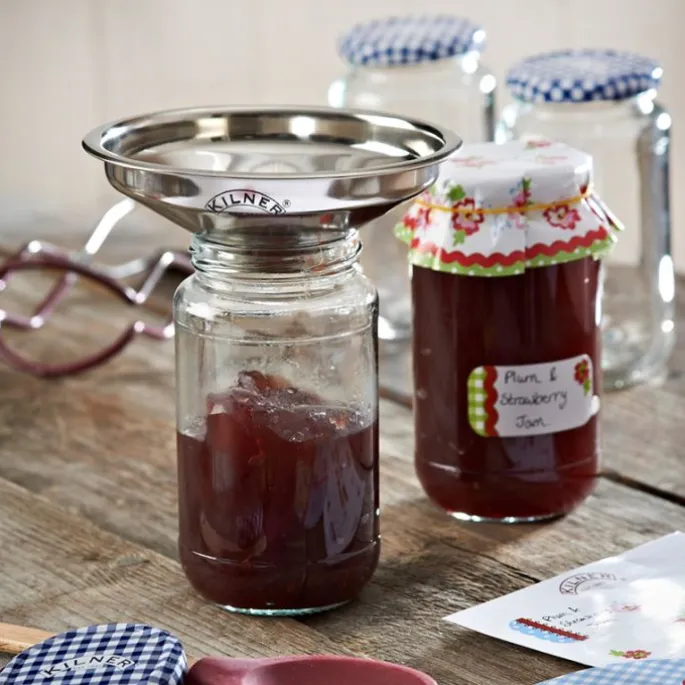 Embudo de acero inoxidable con cuello ancho - Kilner