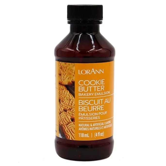 Emulsión de mantequilla-galleta 118 ml - Sin gluten - LorAnn