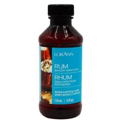 Emulsión de ron 118 ml - Sin gluten - LorAnn