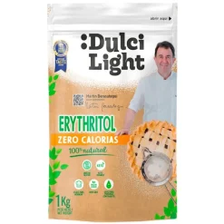 Endulzante sin azúcar Eritritol 1 kg - Sin gluten - DulciLight