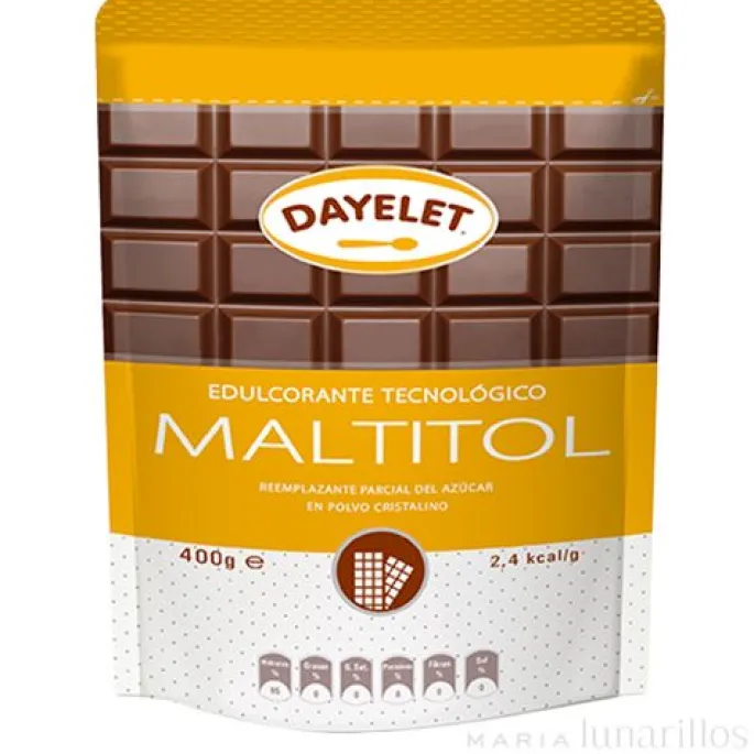 Endulzante sin azúcar maltitol 400 gr - Sin gluten - Dayelet
