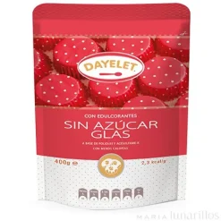 Endulzante sin azúcar tipo Azúcar Glass 400 gr - Sin gluten - Dayelet