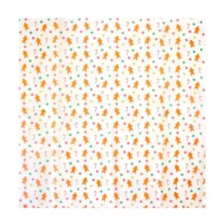 Envoltorios de papel encerado muñecos de jengibre Navidad (12)