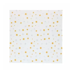 Envoltorios de papel estrellas doradas y plateadas 25 x 25 cm (50) - Simply Making