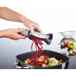 Espiralizador con empuje Spirelli 2.0 - Acero inoxidable - Gefu