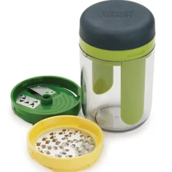 Espiralizador fino y grueso con rallador 16 cm - Acero inoxidable - Joseph Joseph