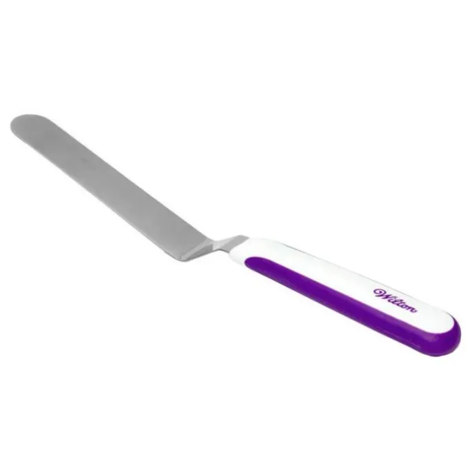 Espátula acodada de acero inoxidable 16 cm - Wilton