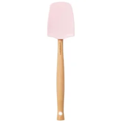 Espátula Craft cuchara con mango de madera 28 cm Powder pink - Silicona - Le Creuset